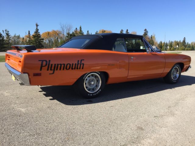 1970 Orange Plymouth Road Runner Convertible