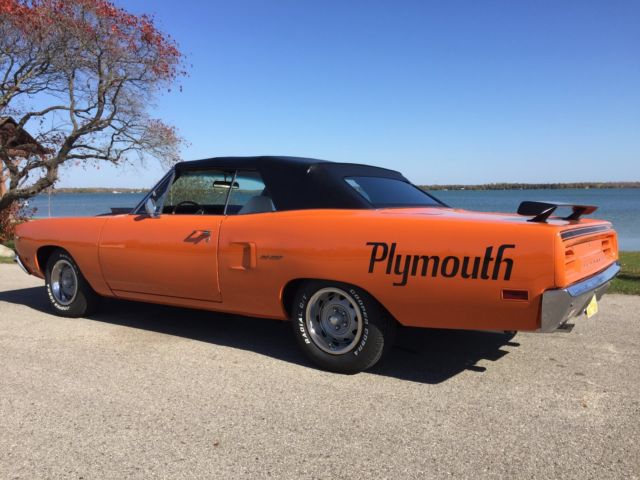 1970 Orange Plymouth Road Runner Convertible