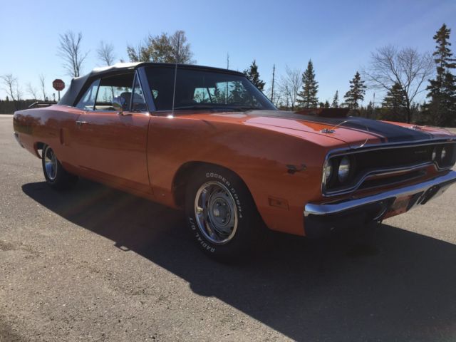 1970 Orange Plymouth Road Runner Convertible