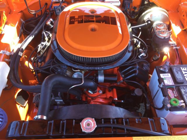 1970 Orange Plymouth Road Runner Convertible