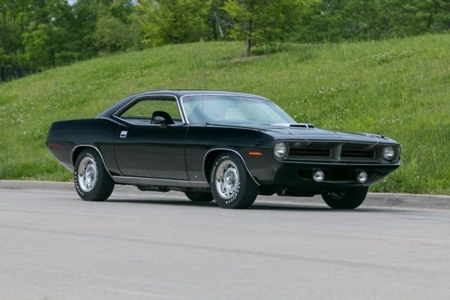 1970 Black Plymouth Barracuda