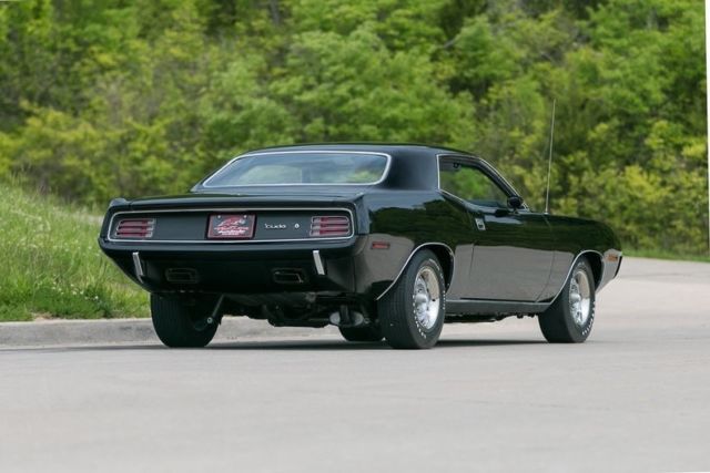 1970 Black Plymouth Barracuda