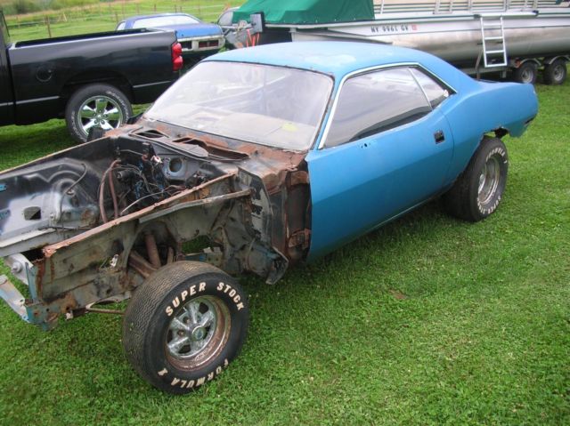 1970 Blue Plymouth Barracuda Coupe
