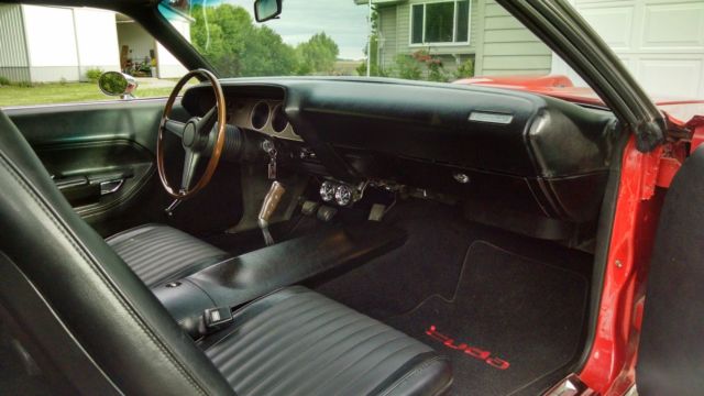 1970 Red Plymouth Barracuda Coupe