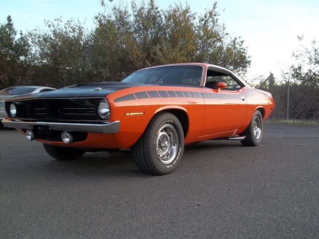 1970 Orange Plymouth Barracuda Hardtop