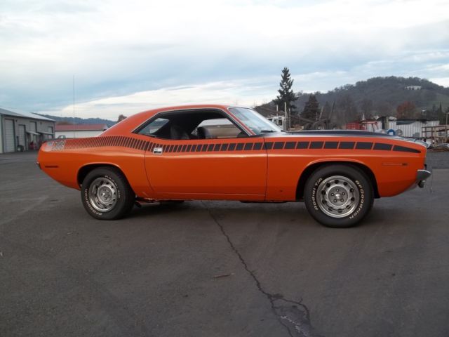 1970 Orange Plymouth Barracuda Hardtop