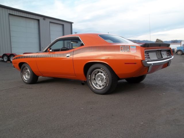 1970 Orange Plymouth Barracuda Hardtop