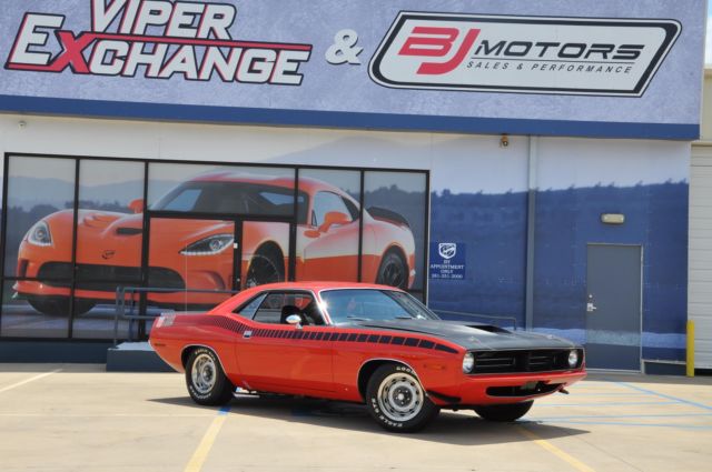 1970 Red Plymouth Barracuda Coupe