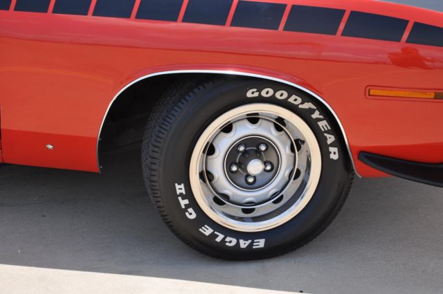 1970 Red Plymouth Barracuda Coupe