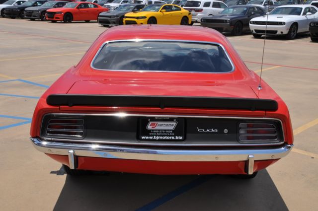 1970 Red Plymouth Barracuda Coupe