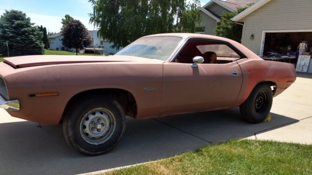 1970 Red Plymouth Barracuda Coupe