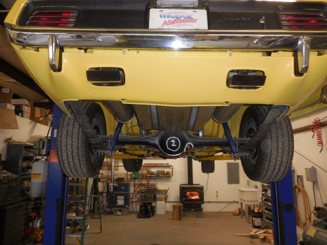 1970 Yellow Plymouth Barracuda Coupe