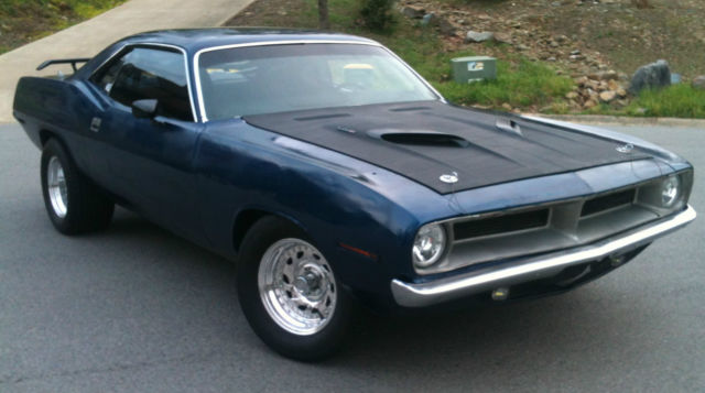 1970 Blue Plymouth Barracuda Sedan