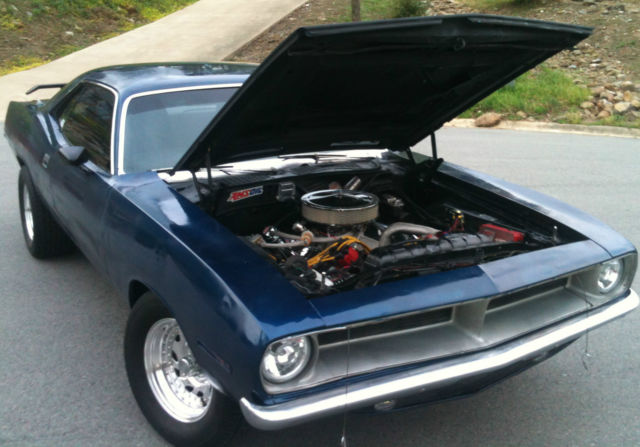 1970 Blue Plymouth Barracuda Sedan