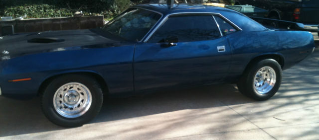 1970 Blue Plymouth Barracuda Sedan