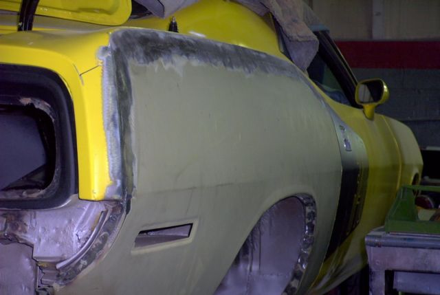 1970 Yellow Plymouth Barracuda Coupe