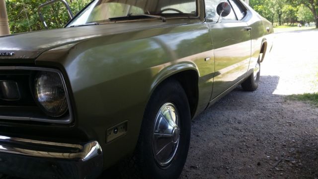 1970 Green Plymouth Duster Coupe