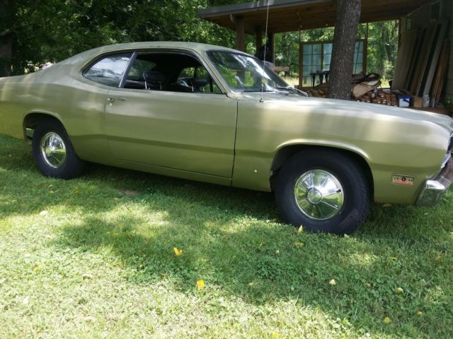 1970 Green Plymouth Duster Coupe