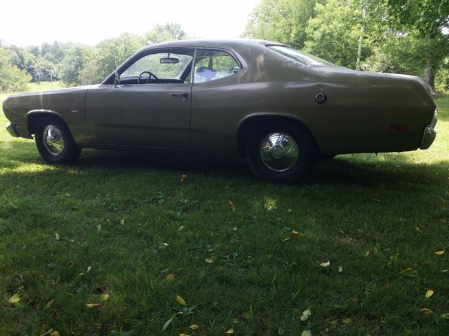 1970 Green Plymouth Duster Coupe