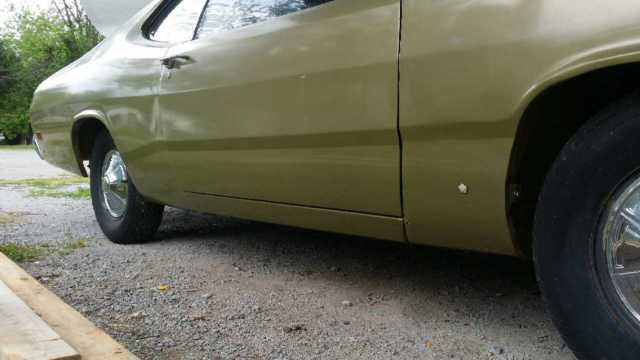 1970 Green Plymouth Duster Coupe