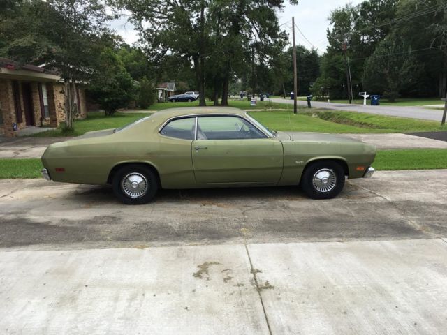 1970 Green Plymouth Duster Coupe