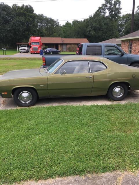1970 Green Plymouth Duster Coupe