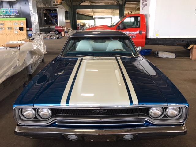 1970 Blue Plymouth GTX Coupe