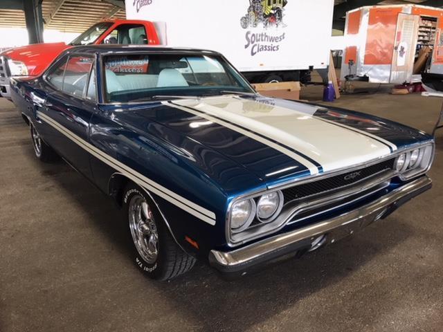 1970 Blue Plymouth GTX Coupe
