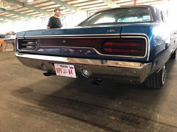 1970 Blue Plymouth GTX Coupe