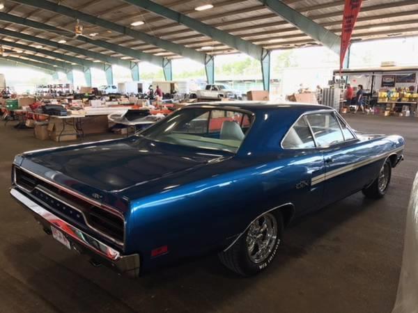 1970 Blue Plymouth GTX Coupe