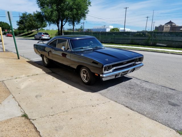 1970 Black Plymouth GTX Coupe