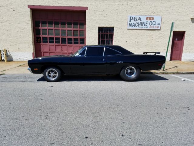 1970 Black Plymouth GTX Coupe