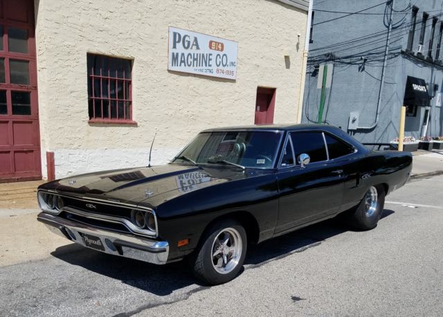 1970 Black Plymouth GTX Coupe