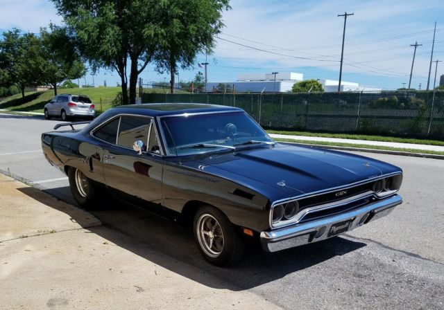 1970 Black Plymouth GTX Coupe