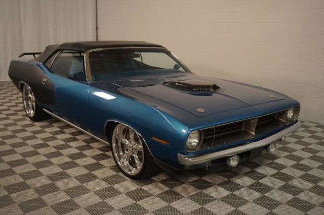 1970 B-5 Blue Plymouth Barracuda Convertible