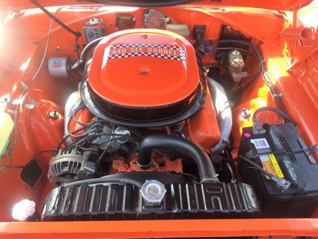 1970 Orange Plymouth Road Runner Coupe
