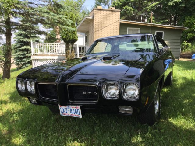 1970 Black Pontiac GTO Coupe