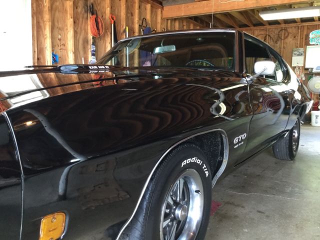 1970 Black Pontiac GTO Coupe