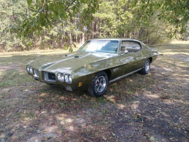 1970 Green Pontiac GTO Coupe