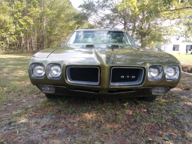1970 Green Pontiac GTO Coupe