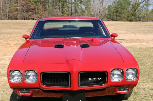 1970 Red Pontiac GTO Coupe