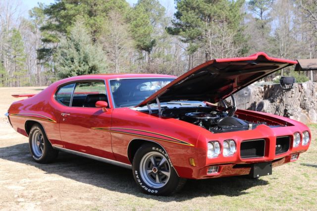 1970 Red Pontiac GTO Coupe