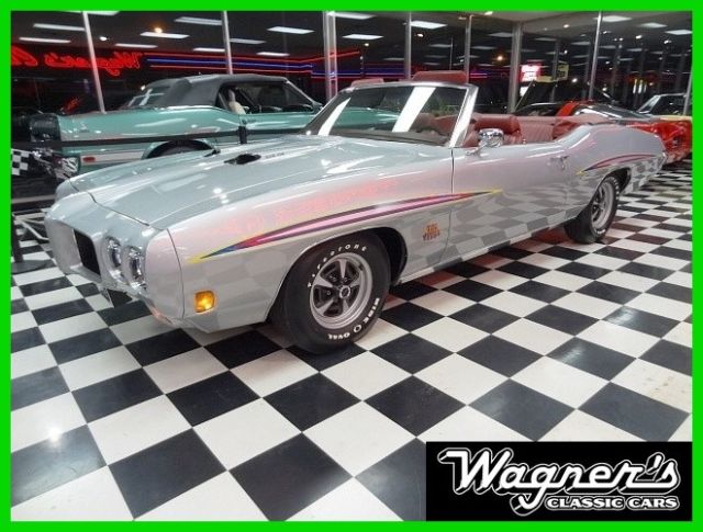 1970 Silver Pontiac GTO Convertible
