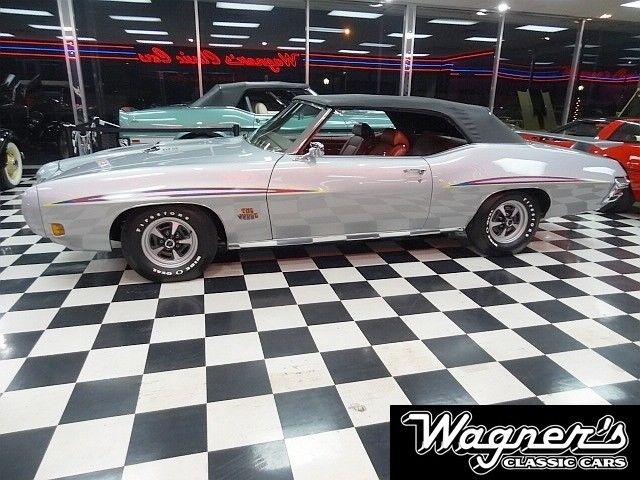 1970 Silver Pontiac GTO Convertible