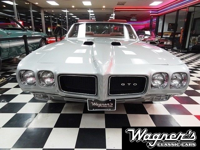 1970 Silver Pontiac GTO Convertible