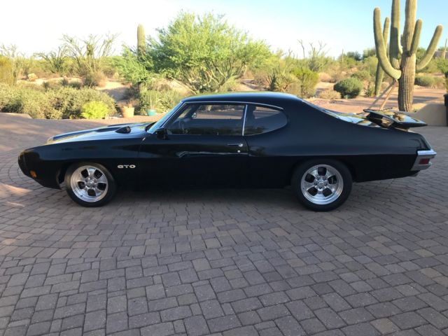 1970 Black Pontiac GTO Coupe