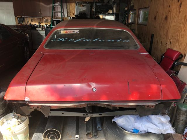 1970 Red Pontiac GTO Coupe