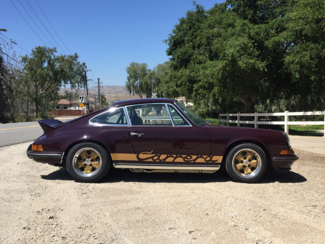 1970 Burgundy Porsche 911 Coupe