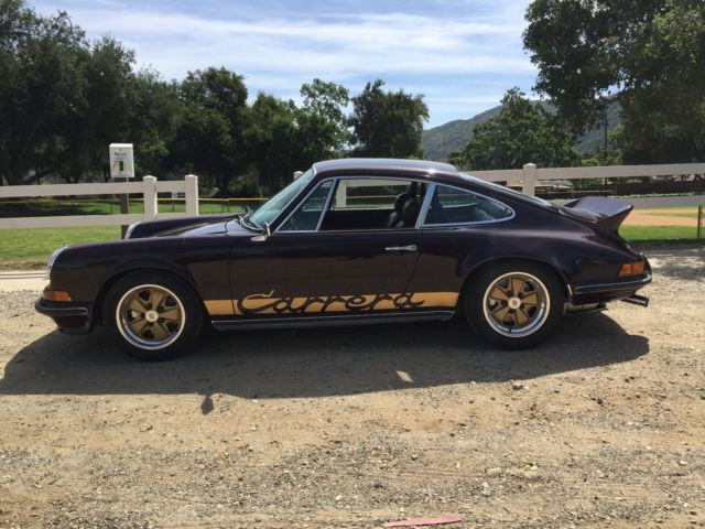 1970 Burgundy Porsche 911 Coupe