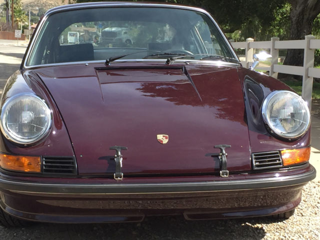 1970 Burgundy Porsche 911 Coupe